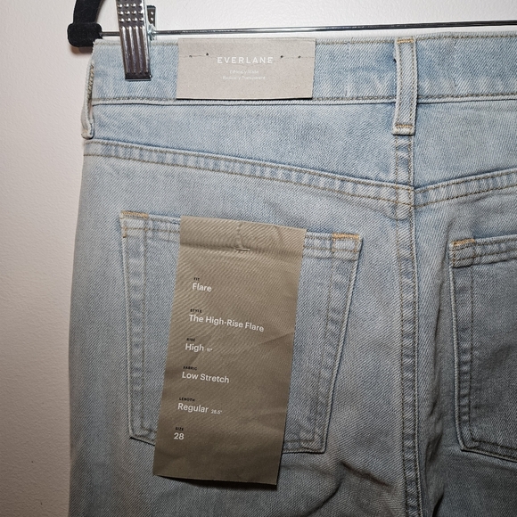 NWT Everlane The High-Rise Flare Jeans - Picture 7 of 7